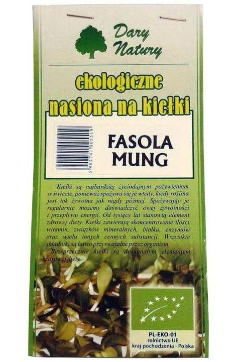 Fasola MUNG na kiełki EKOLOGICZNE