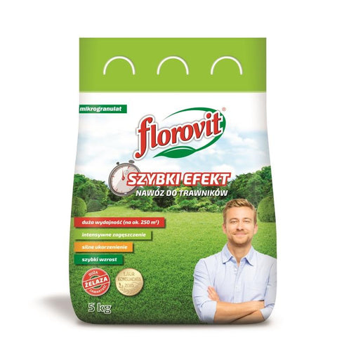 Florovit nawóz do trawników SZYBKI EFEKT 5 kg 